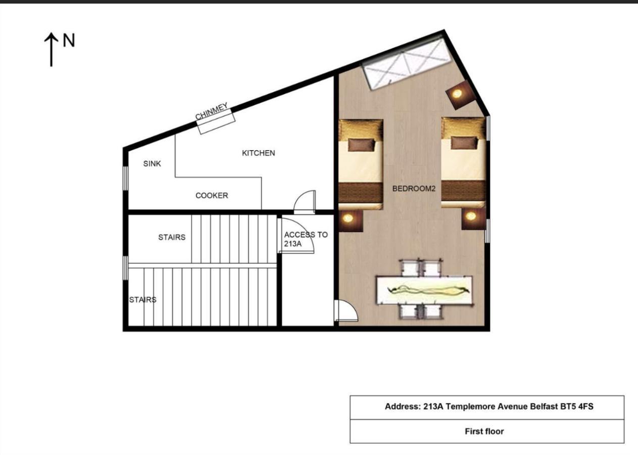 Entire Pinkapt - Free Parking - Up To 4 Guests - 3 Beds - Close To City Centre Belfast Eksteriør billede
